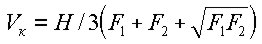 формула объёма квадратного котлована с откосами